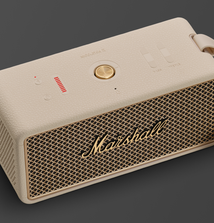 2【美品】Marshall Middleton Amazon.com: Marshall Middleton Portable Bluetooth Speaker, Black