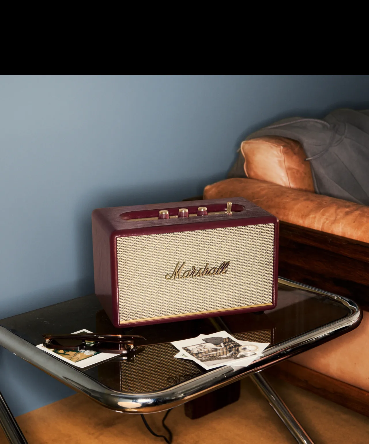 马歇尔 ACTON III BURGUNDY